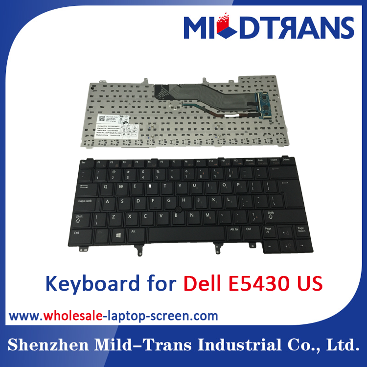 Dell E5430 için ABD Laptop klavye