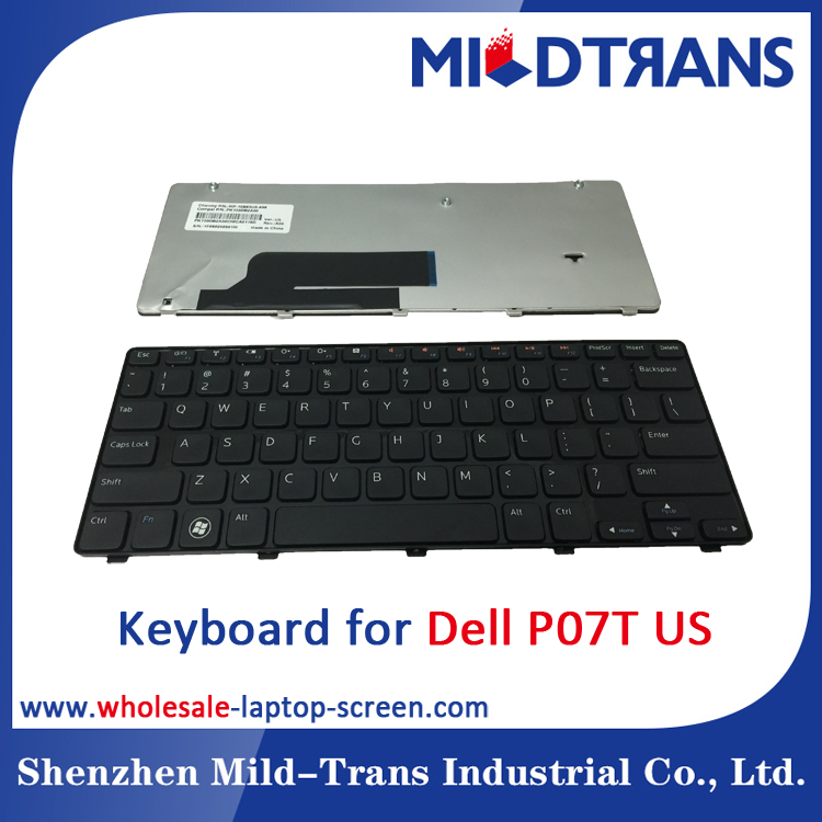 Dell P07T のための米国のラップトップのキーボード