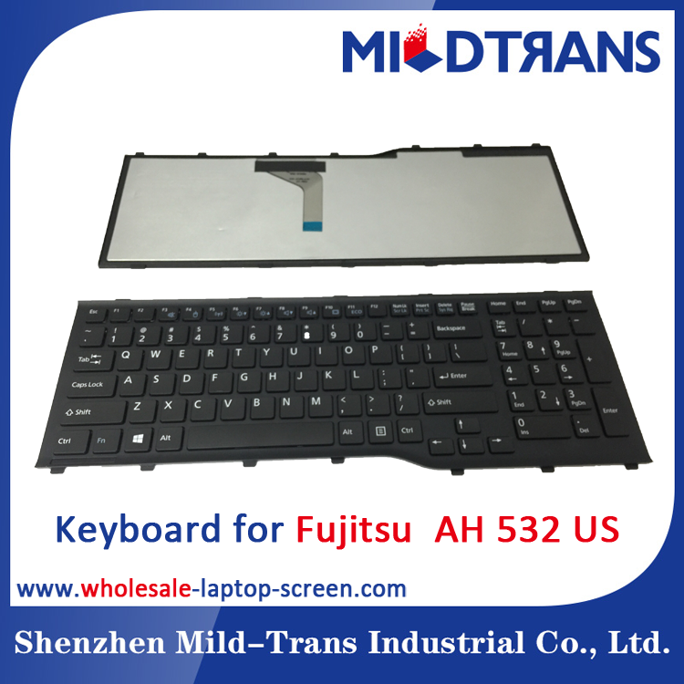 美国笔记本电脑键盘为富士通 AH532