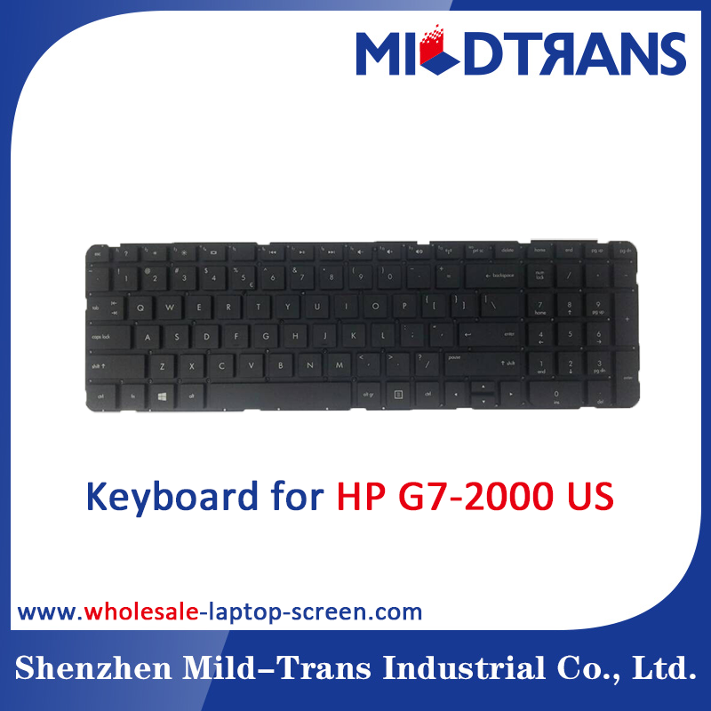 Teclado do portátil dos e.u. para o HP G7-2000