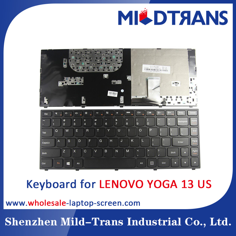 Lenovo Yoga 13 için ABD Laptop klavye