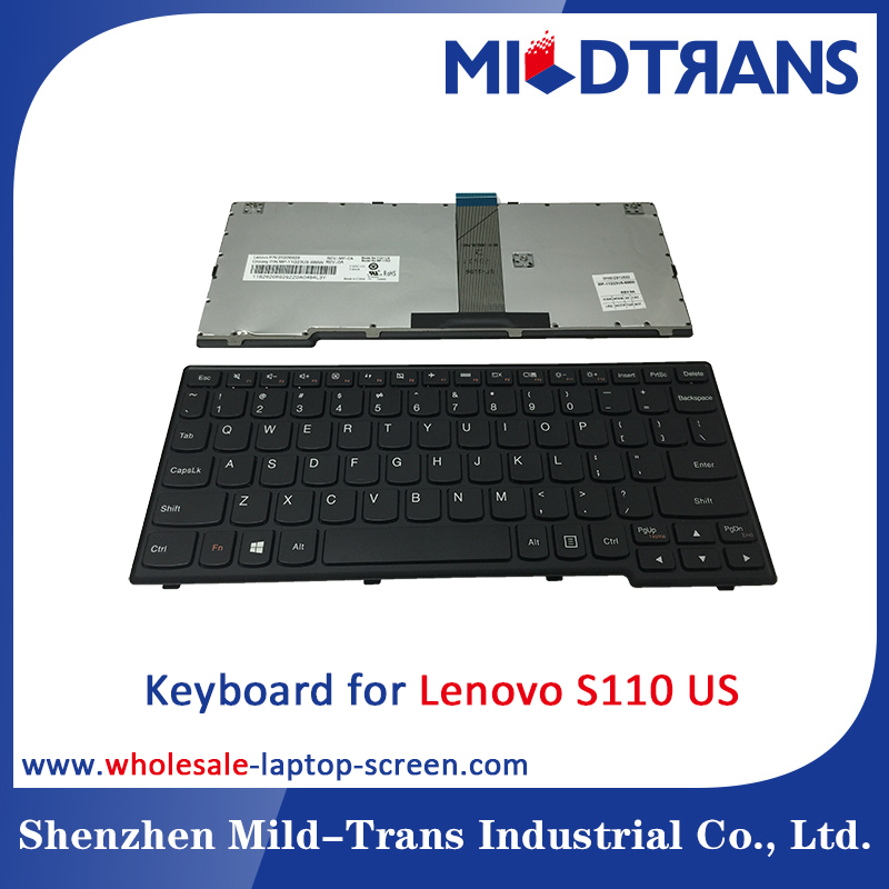 Lenovo S110 için ABD Laptop klavye