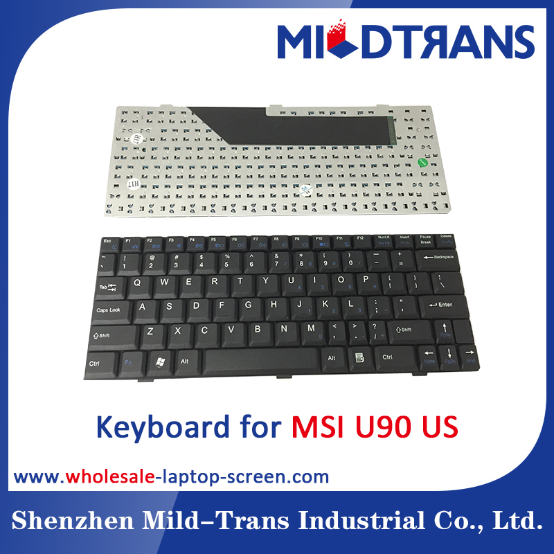 US-Laptop-Tastatur für MSI U90