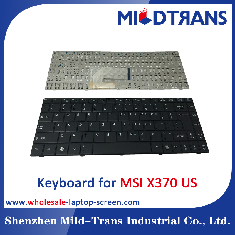 MSI X370 için ABD Laptop klavye