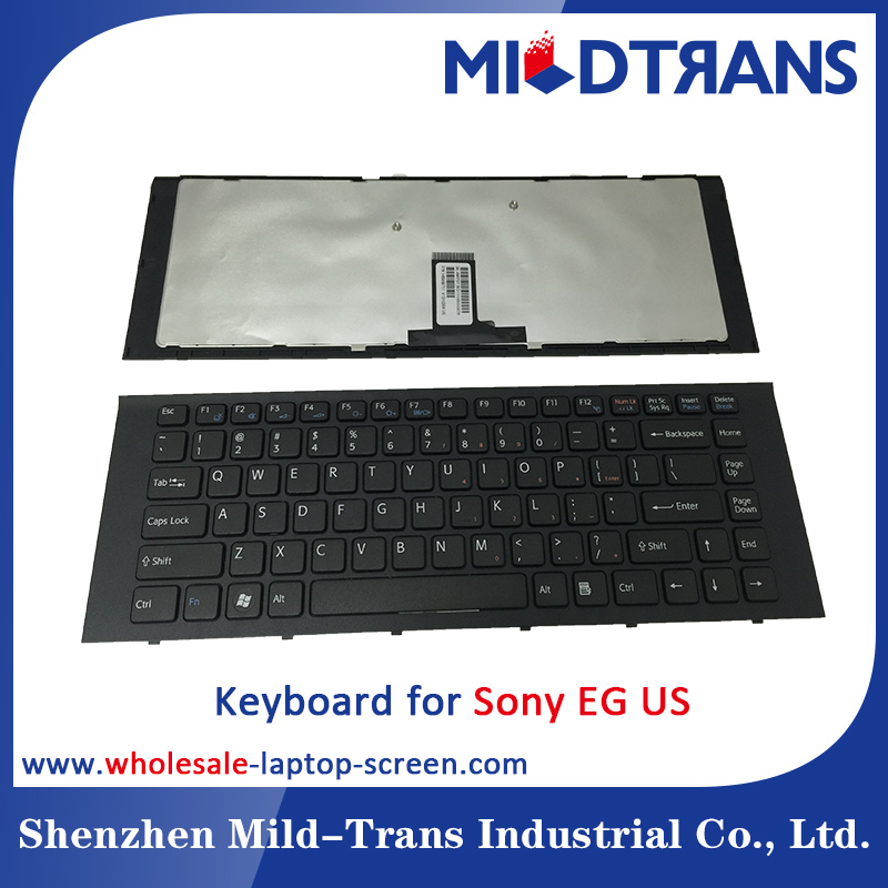 US Laptop Keyboard for Sony EG