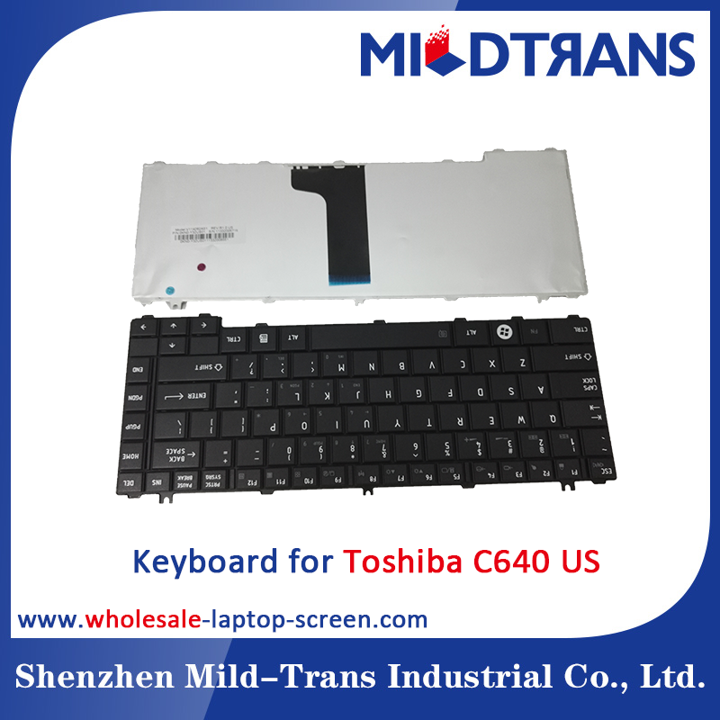 Toshiba C640 için ABD Laptop klavye