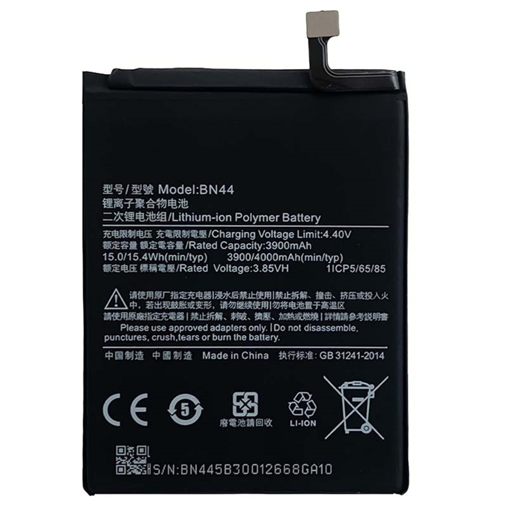 Vente en gros pour Xiaomi Redmi 5 plus Note 5 Batterie 4000mAh Remplacement BN45 4000 MAH 3.85V Batterie 3.85V