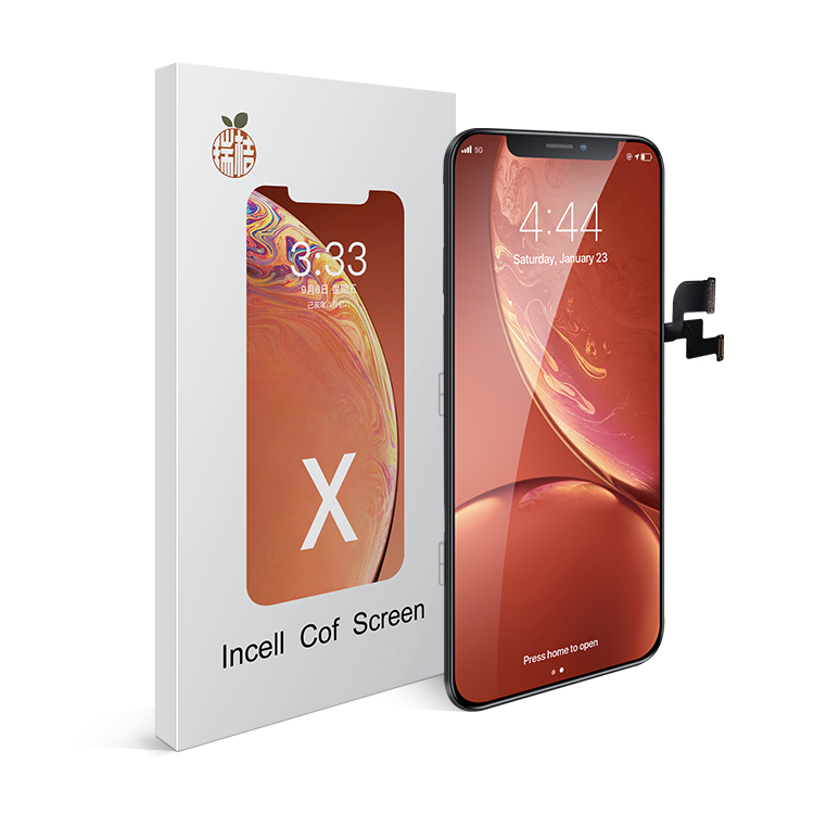 아이폰 x 어셈블리 LCD 화면에 대 한 도매 OEM RJ Incell TFT LCD 화면 디스플레이 휴대 전화 LCDS