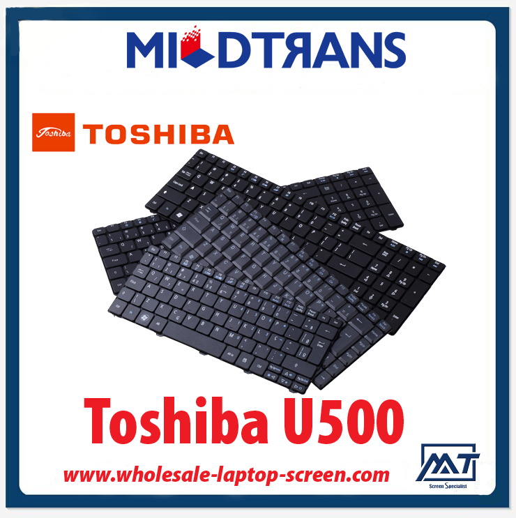 Teclado Alibaba superior mayorista nueva lengua original estadounidense Toshiba U500 teclado del ordenador portátil