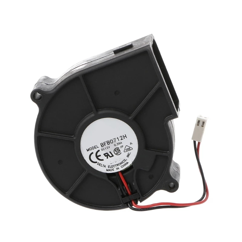 for Delta BFB0712H 7530 DC 12V 0.36A Projector Blower Centrifugal Cooling Fan