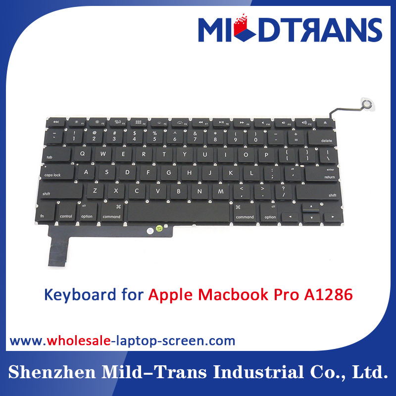 Teclado sp de alta qualidade para Apple Macbook Pro A1286