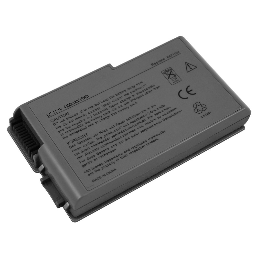 Laptop-Batterie für Dell Latitude D500 D505 D510 D520 D600 D610 D530 Serie 4P894 C1295 3R305