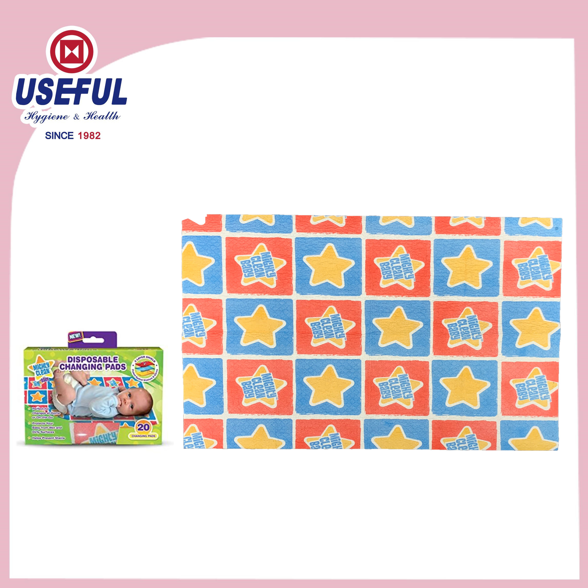 3 ply Disposable Baby Multi-Use Pad