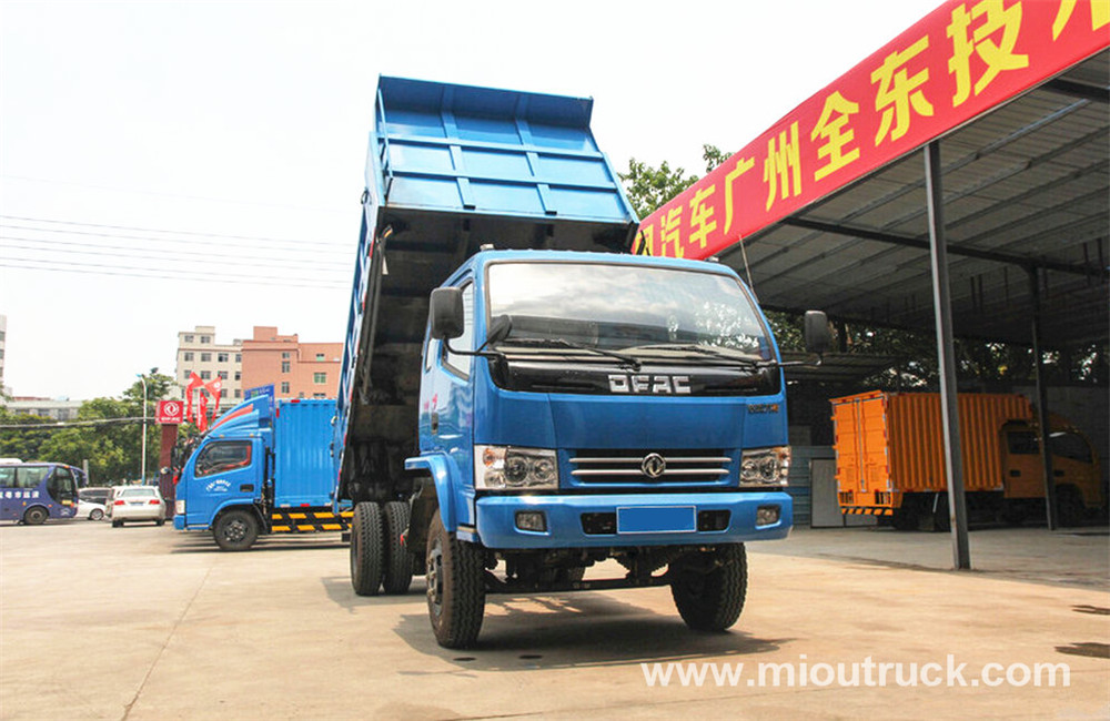 Chinese Made Dongfeng  Diesel 4X2 Card Embosser And Tipper Dump Truck