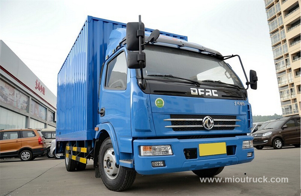 DONGFENG 4x2 pequena mini caminhão caixa de tamanho van para o transporte van caminhão transportador caminhão 4x2