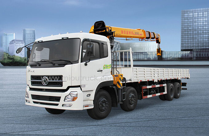 DONGFENG 8x4 Trak mount crane for sale
