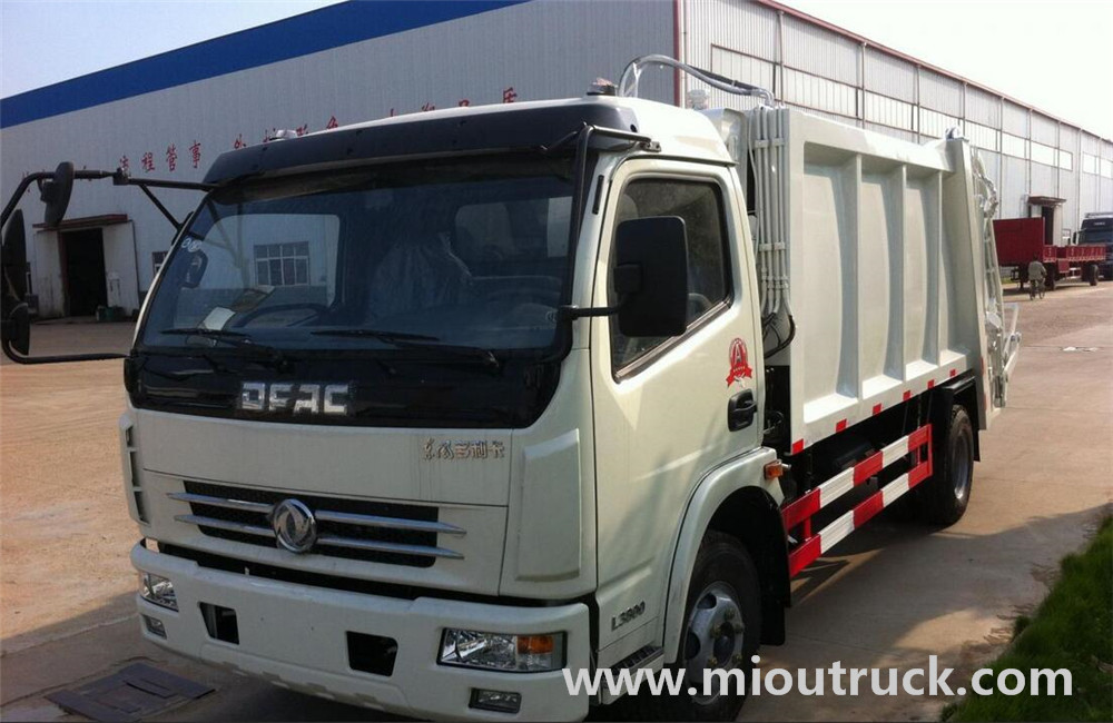 Desconto de fábrica preço de venda Dongfeng caminhão de lixo de compressão 4x2