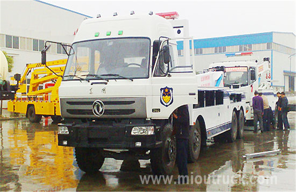 DongFeng 153 towing wreckers,road wrecker Wrecker truck supplier China