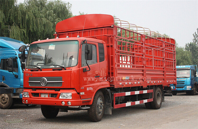 DongFeng TianLong 8.6M cargo box Fence truck