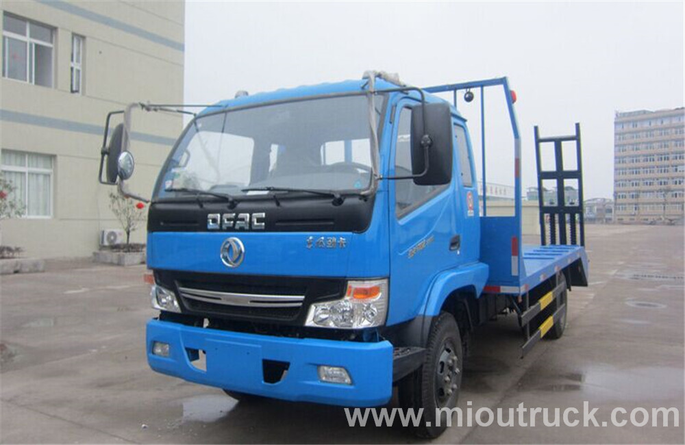 Dongfeng 4*2 car carrier flatbed truck payloading 10 ton