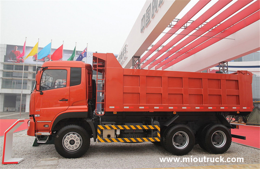 Dongfeng 6 x 4 dump truck 340 chevaux Chine fournisseur camion à benne basculante à vendre