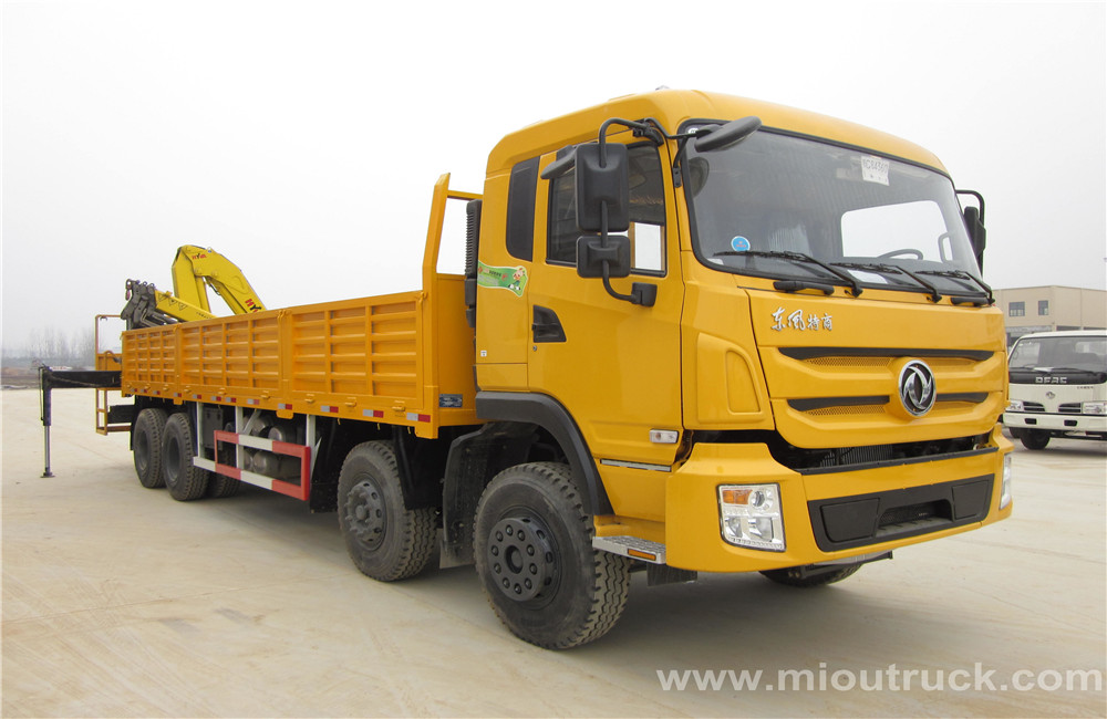 Dongfeng 6x4 truck with rear crane China supplier with good quality for sale