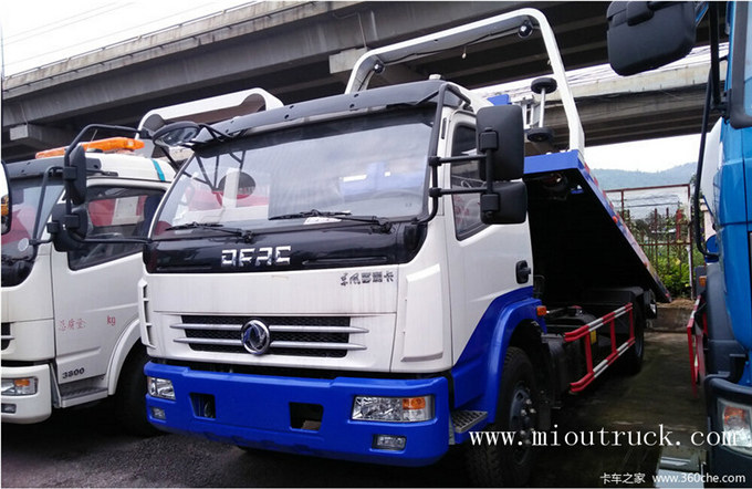 Wrecker de Dongfeng Duolika 140 hp 4x2 caminhão de reboque