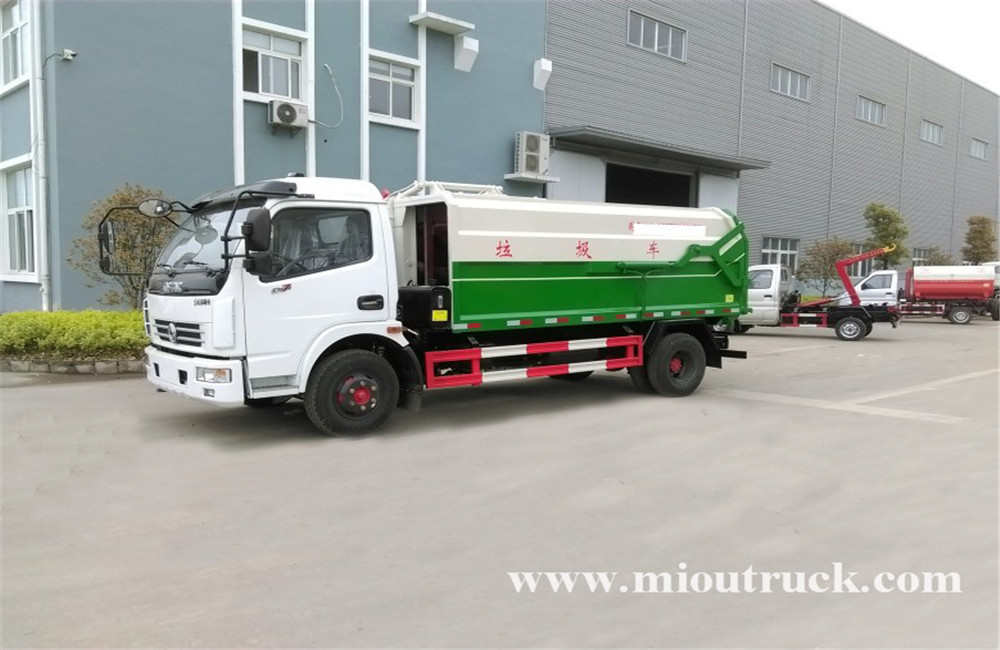 دونغفنغ Duolika 4X2 8m³ شاحنة القمامة للبيع