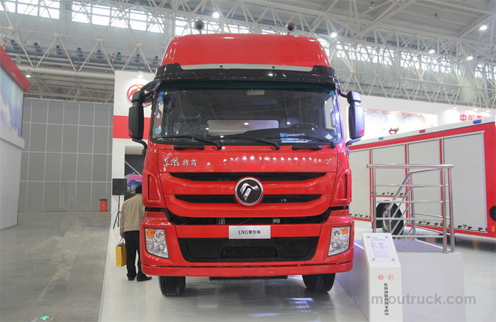 دونغفنغ EURO 5 للغاز الطبيعي المسال ناقل حركة أوتوماتيكي شاحنة جرار الشركات المصنعة في الصين