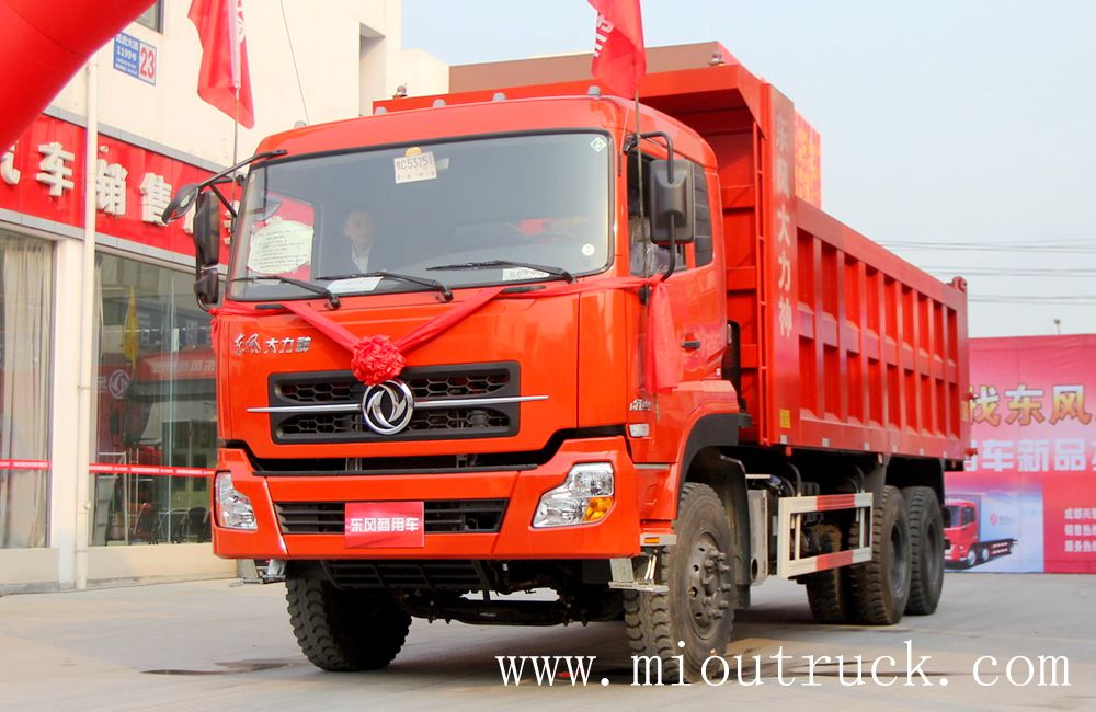 Dongfeng Hercules DFL3258A15 6x4 T-lift Dump xe tải nặng