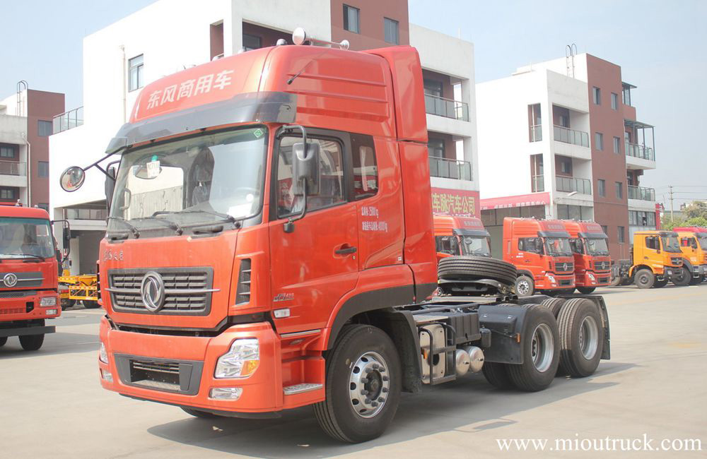Dongfeng Tianlong 40T 420hp 6 * 4 Camión Tractor
