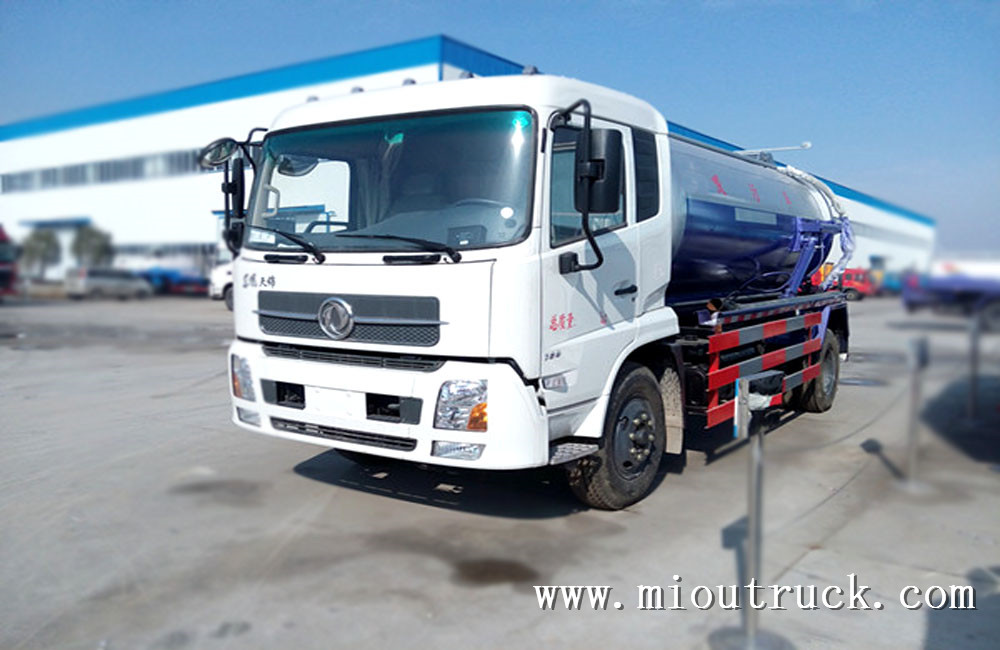 Dongfeng tianjin CLW5160GXWD4  10CBM  Euor4 sewage suction truck