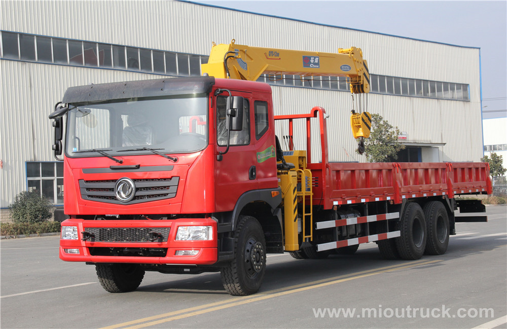 Dongfeng truck mounted crane 6X4 China supplier  good quality for sale
