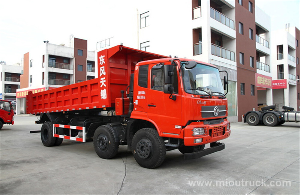 Dump trak Dongfeng 6x2 200 kuasa kuda Yuchai Engine Dump lori pembekal china untuk dijual