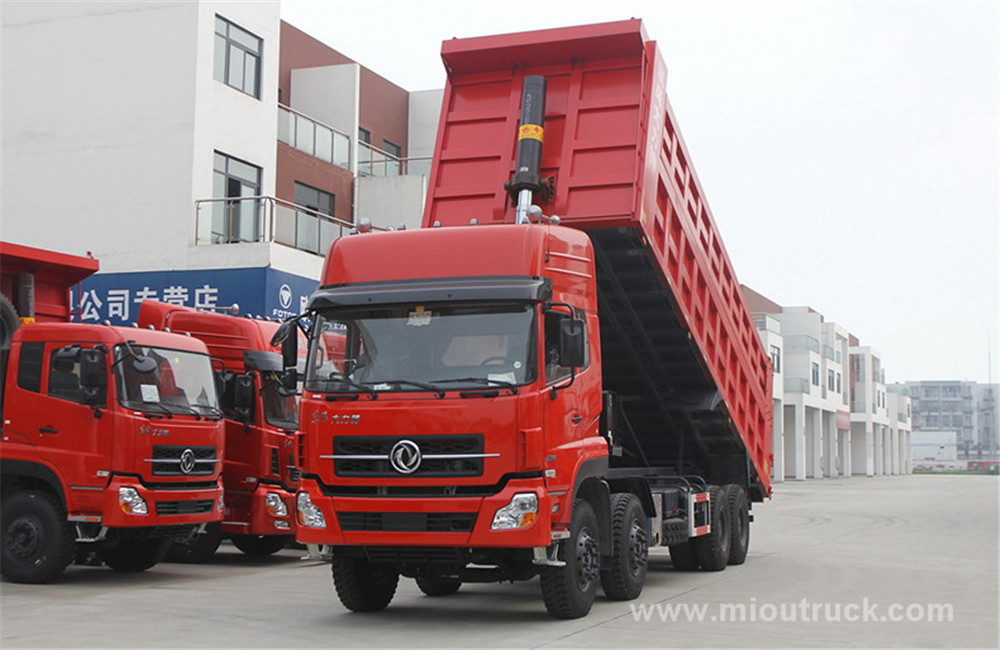 Heavy Dump truck  Dongfeng  8x4  385 hoersepower Weichai engine  Dump truck supplier chin