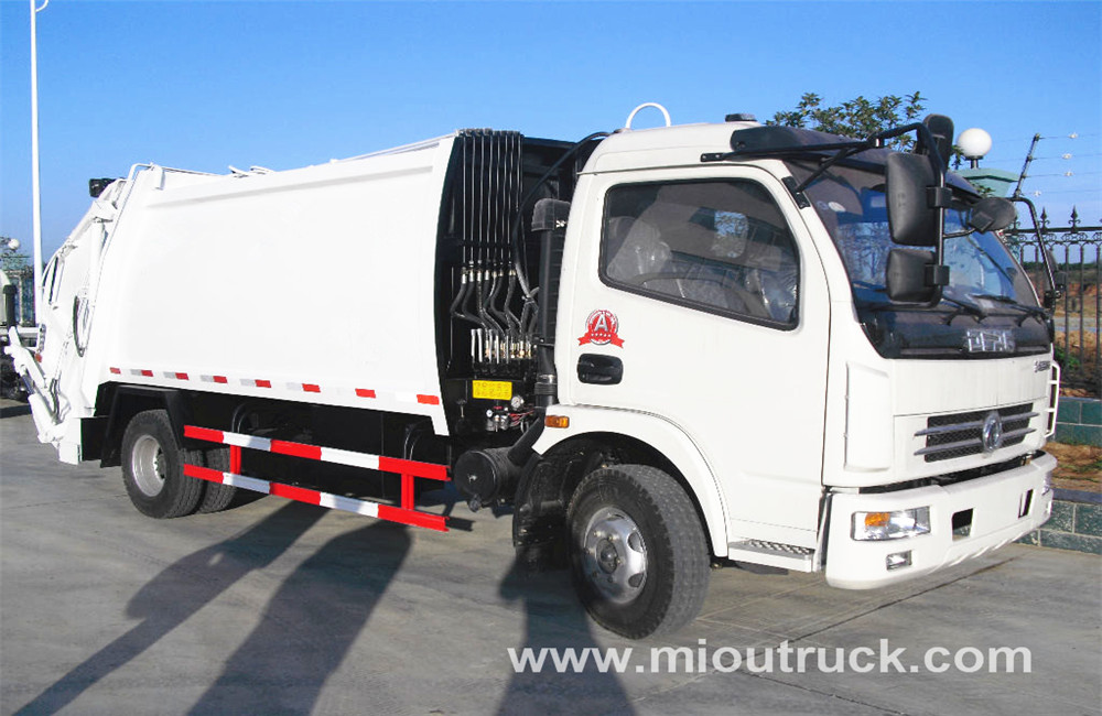 High Performance Dongfeng 8CBM small compactor garbage truck