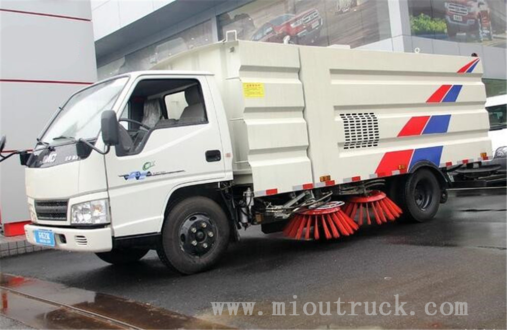 JMC 4x2 Chassis road sweeper truck, mga advanced na mobile sweeper trak sa hot sale