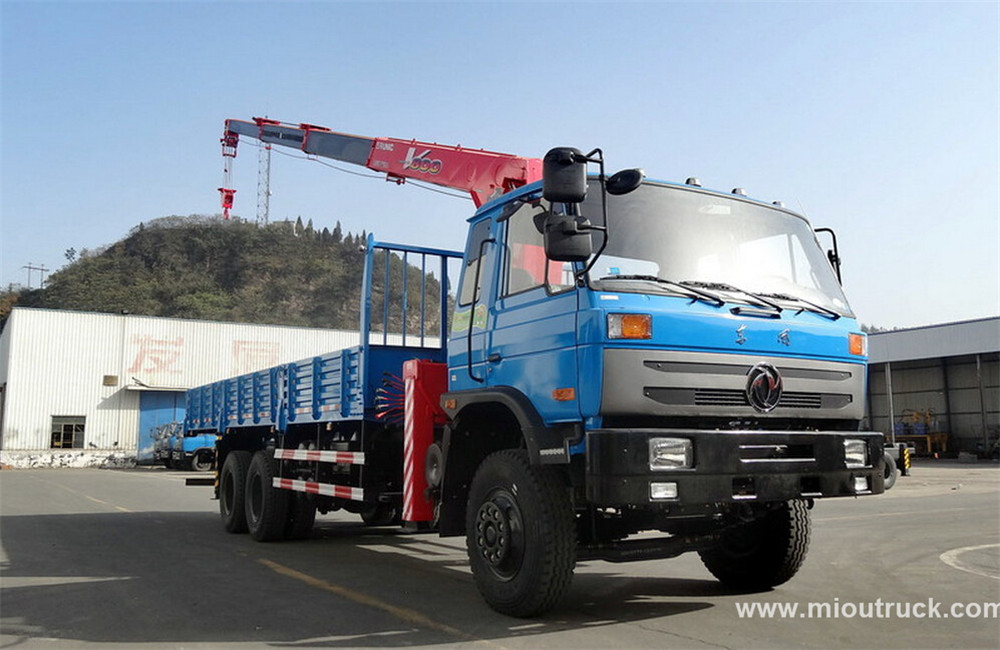 Leading Brand Dongfeng 153 truck mounted crane factory directly sales