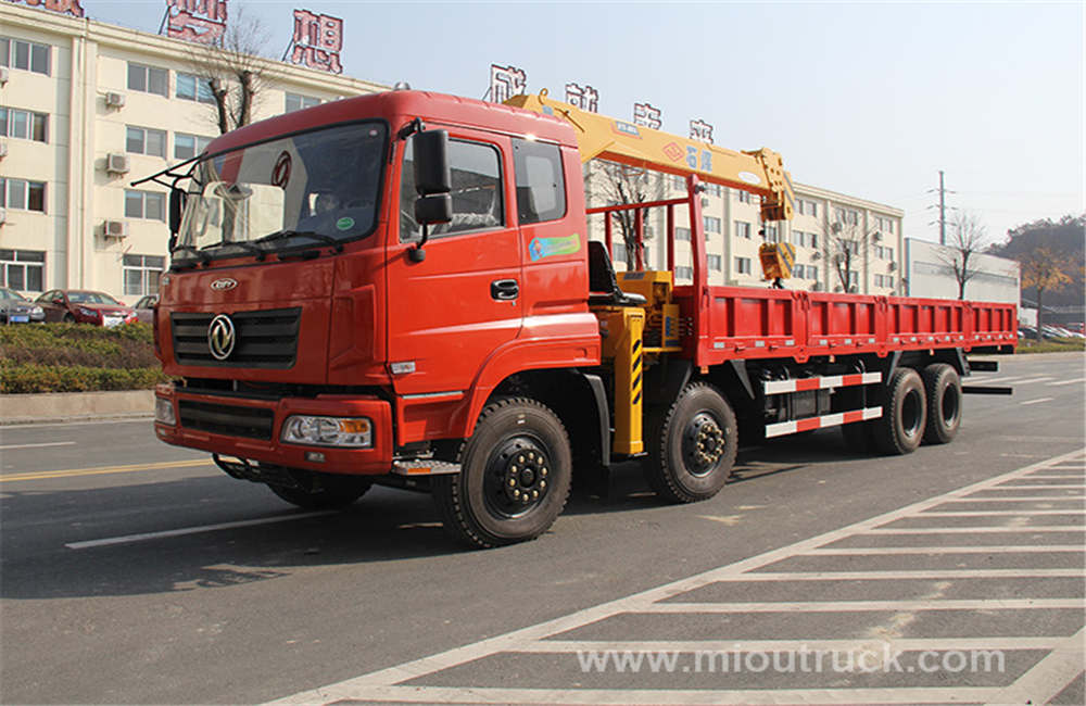 Nouveau camion de Dongfeng 8 x 4 avec le camion-grue montée grue avec le meilleur fournisseur de Chine prix à vendre