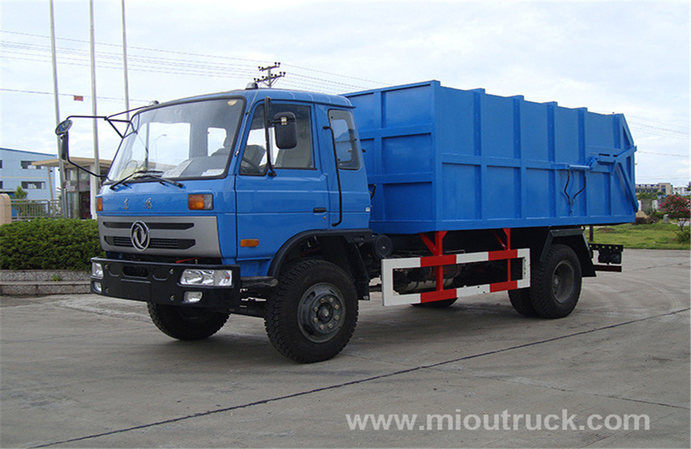 Refuse Compactor truck Dongfeng 145 high quality dump type garbage truck china manufacturers