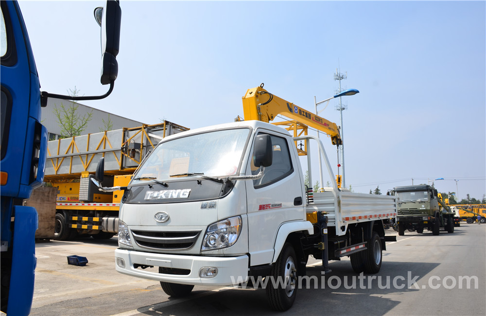 T-king  8 tons 4X2  truck mounted  crane china supplier with good quality and price for sale