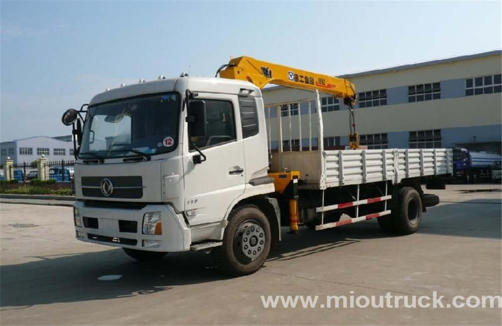 China supplier Dongfeng 4x2 truck mounted crane hydraulic truck crane china supplier