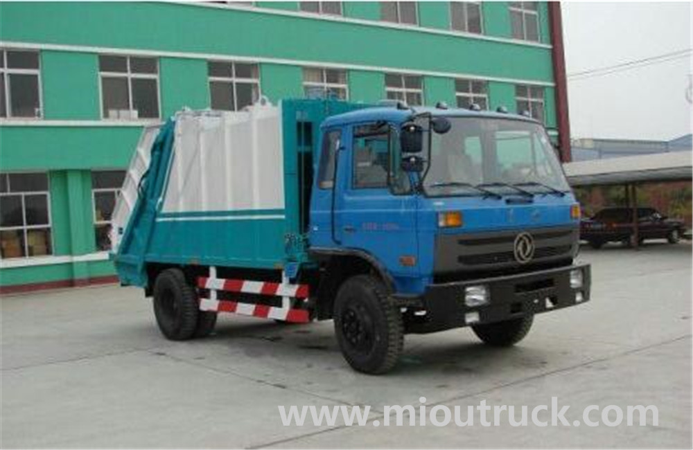 dongfeng 4 * 2 caminhão de lixo 160hp para venda