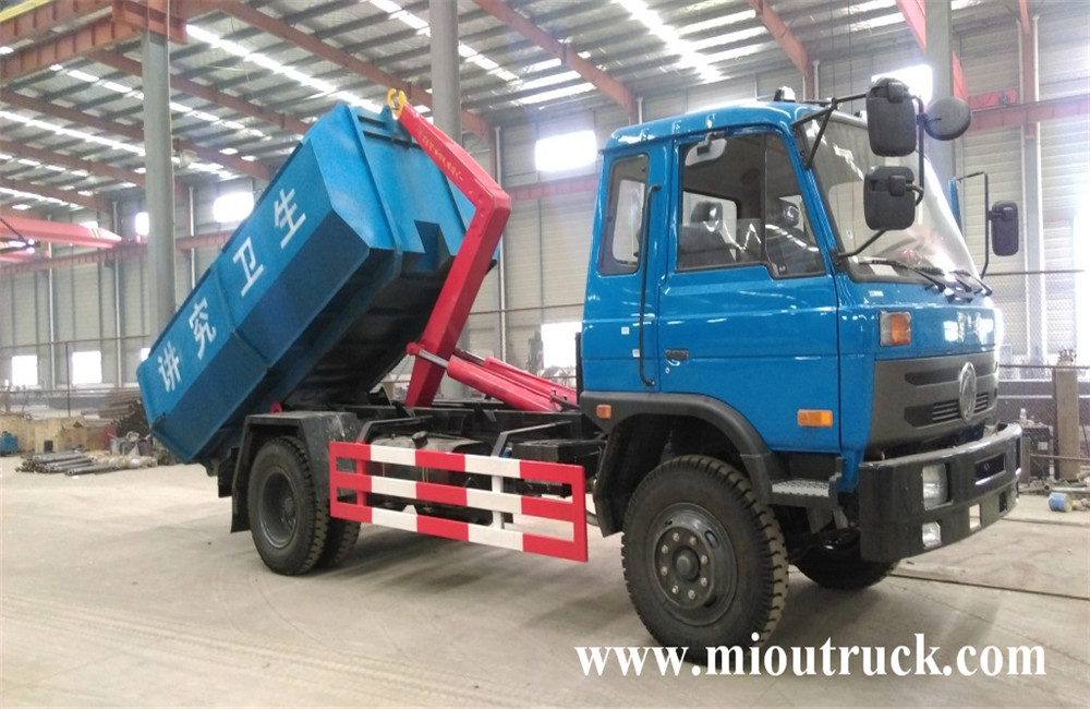 Dongfeng 4x2 hook lift basculer truck para la venta