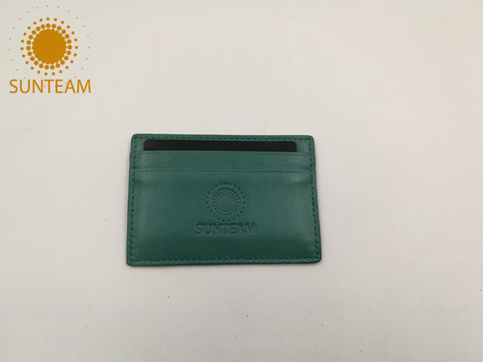 Fancy design leather credit card holder supplier; Chinese Colorful leather credit card holder manuefacturer; bangladesh useful leather credit card holder exporter