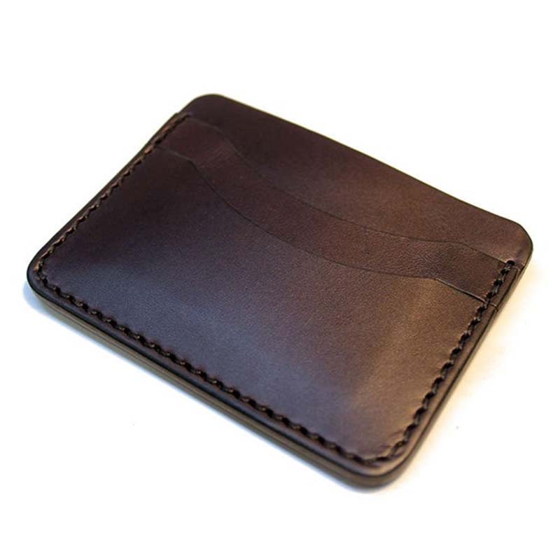 Leather card holder supplier-Leather credit card case-Cowhide card case for men