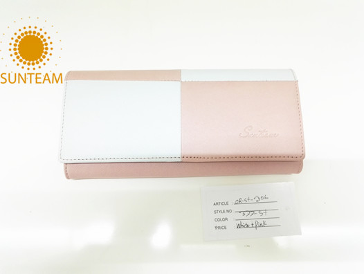 Oem women wallet solution，PU leather women wallet supplier ，High quality geunine leather wallet