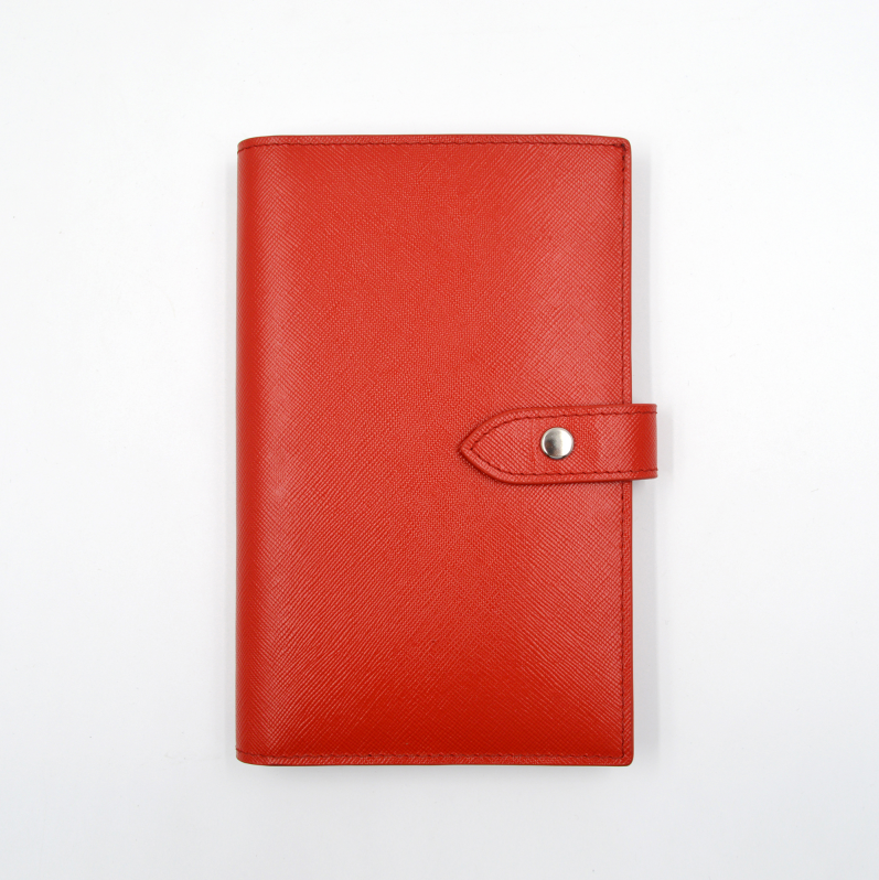 Carteira de couro vermelho - fabricante de carteiras coloridas - fornecedor de carteira feminina de couro