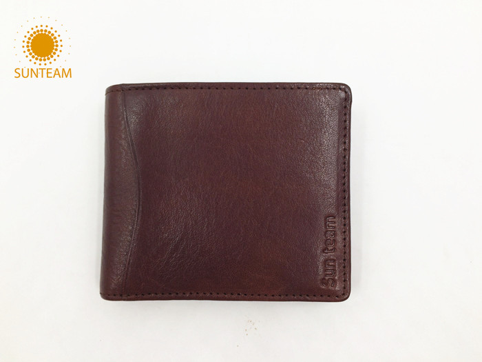 Top brand leather wallet supplier-Bangladesh Top brand leather wallet-New design leather man wallet