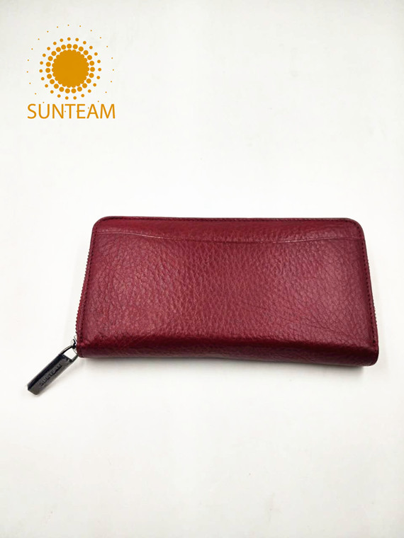 famous brand Leather handbag china，PU leather women wallet supplier，High quality geunine leather wallet